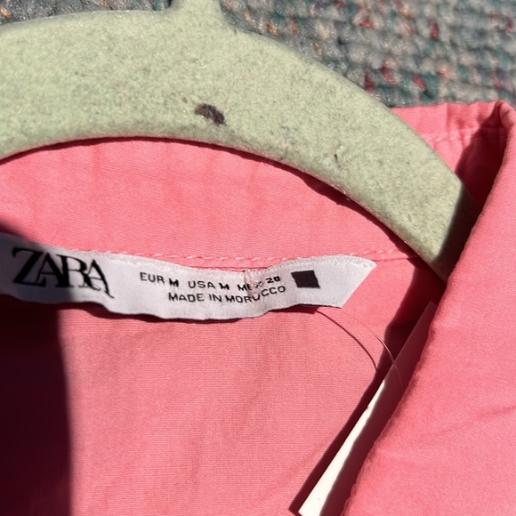 NWT Zara long sleeve Peplum blouse size Medium - Picture 3 of 9